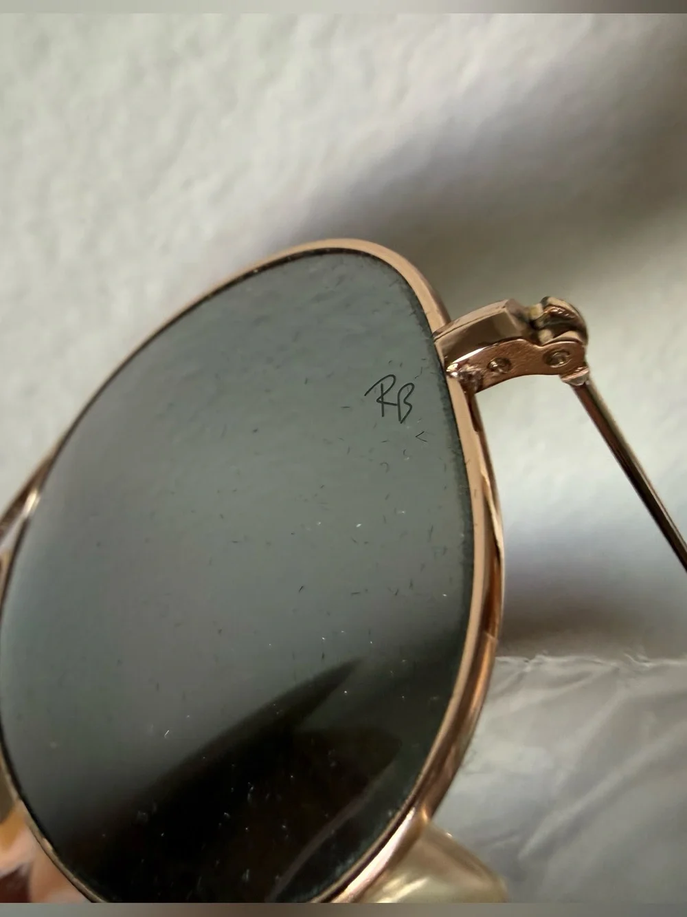 Ray-Ban Classic Aviator Mirrored Sunglasses Gold Frame w/ Case